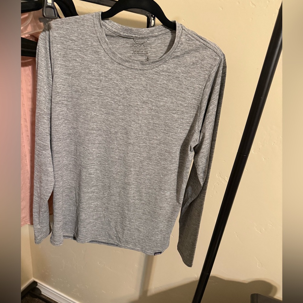Patagonia Gray Capilene Sun Protection Shirt